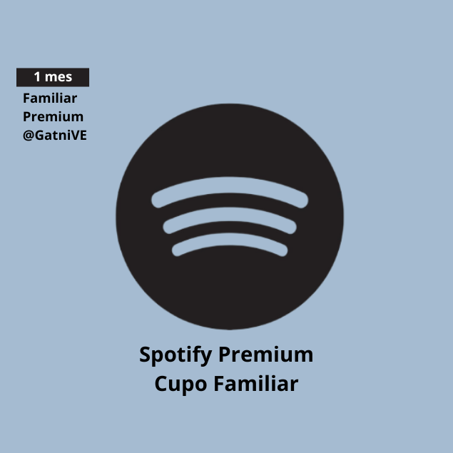Spotify Cupo 1 mes